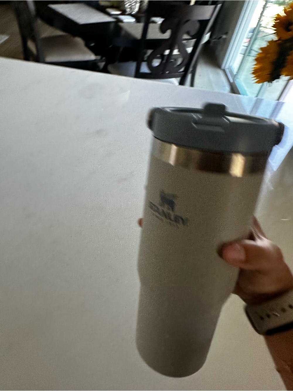 Insulated Travel Tumbler - blue grey Stanley 30 ounces